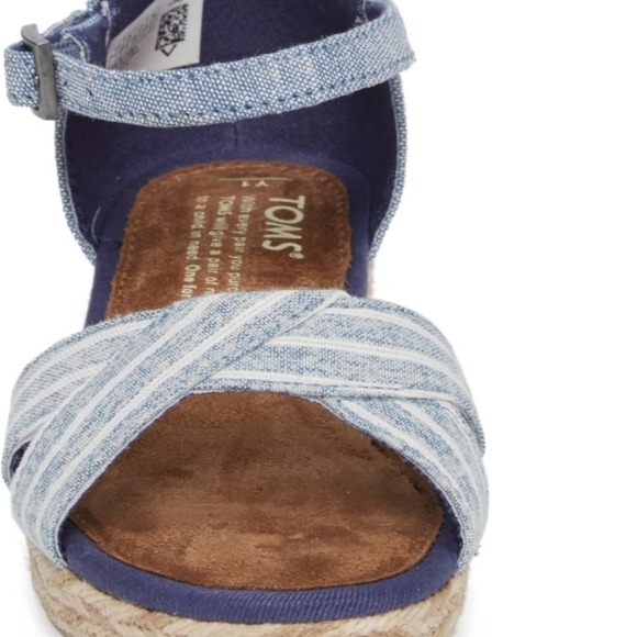 Toms Shoes | Toms Girls Harper Wedge Sandals | Poshmark